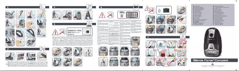 Page 1 de la notice Manuel utilisateur Rowenta Silence Force Compact RO6371EA