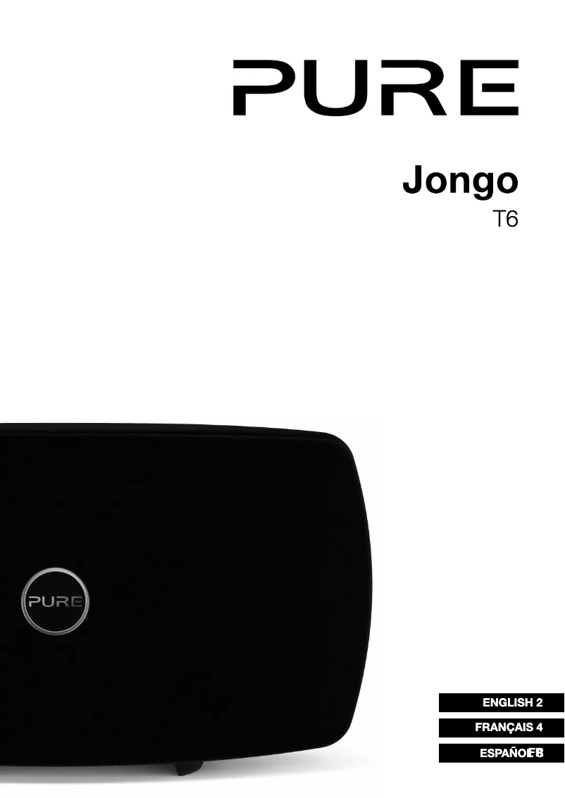 Image de la première page du manuel de l'appareil Jongo T6