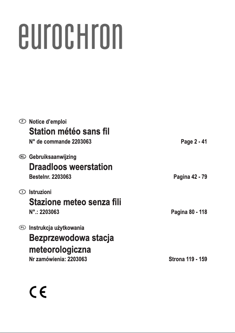 Image de la première page du manuel de l'appareil EC-4406126