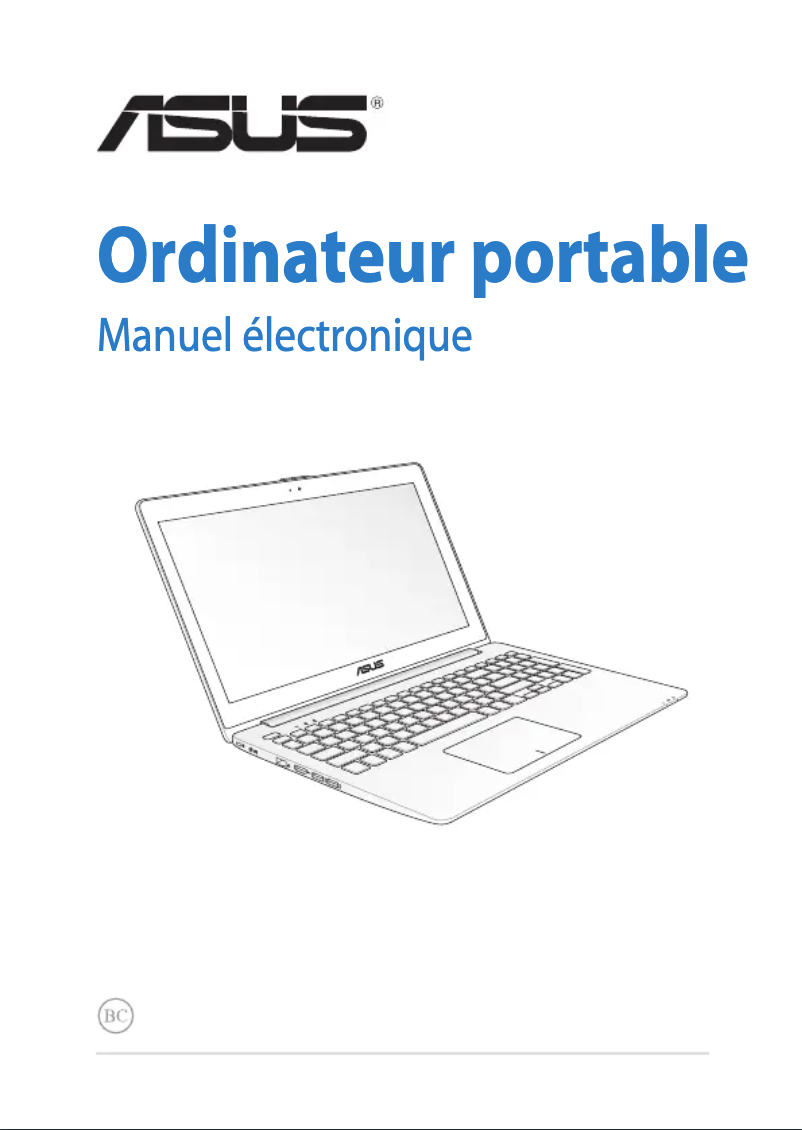 Page 1 de la notice Manuel utilisateur Asus VivoBook V551LA