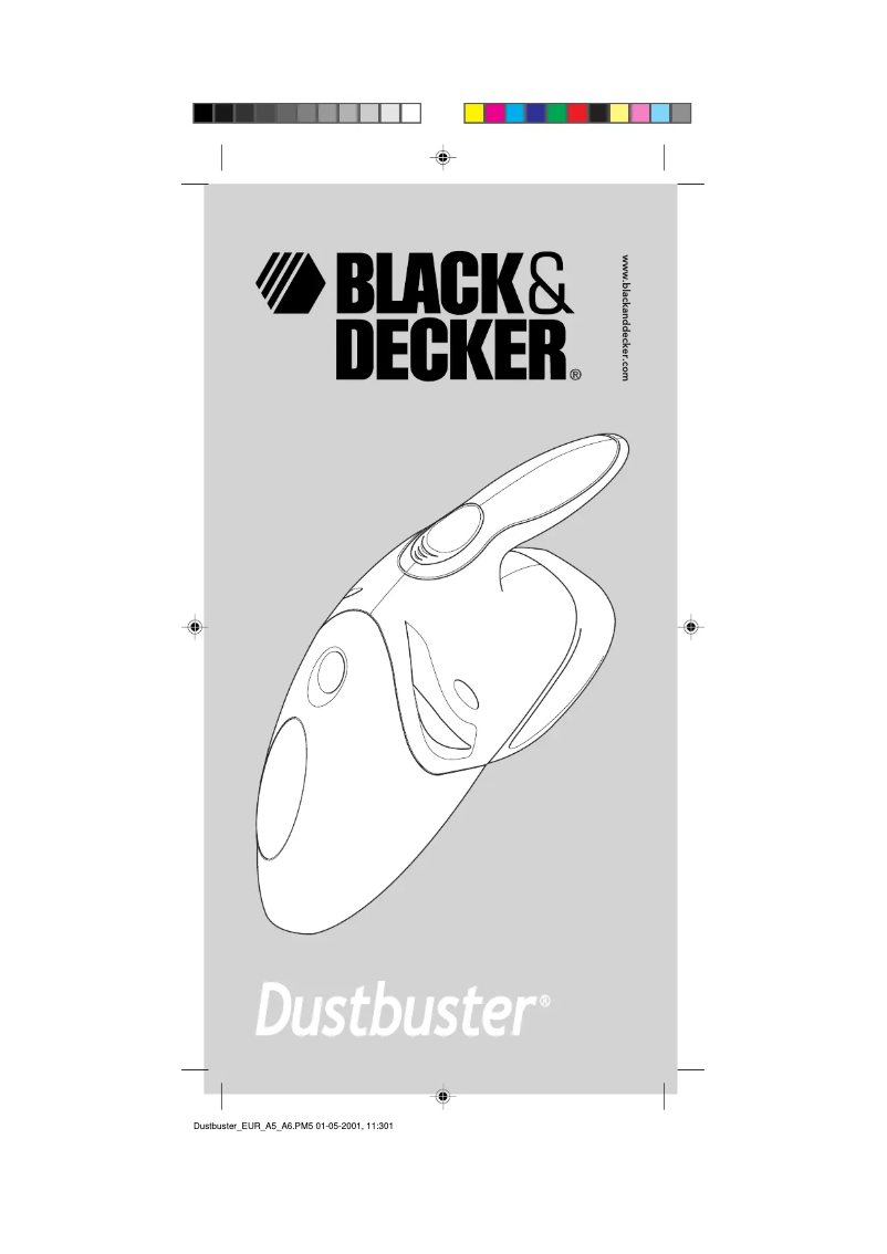 Page 1 de la notice Manuel utilisateur Black & Decker Dustbuster V3600