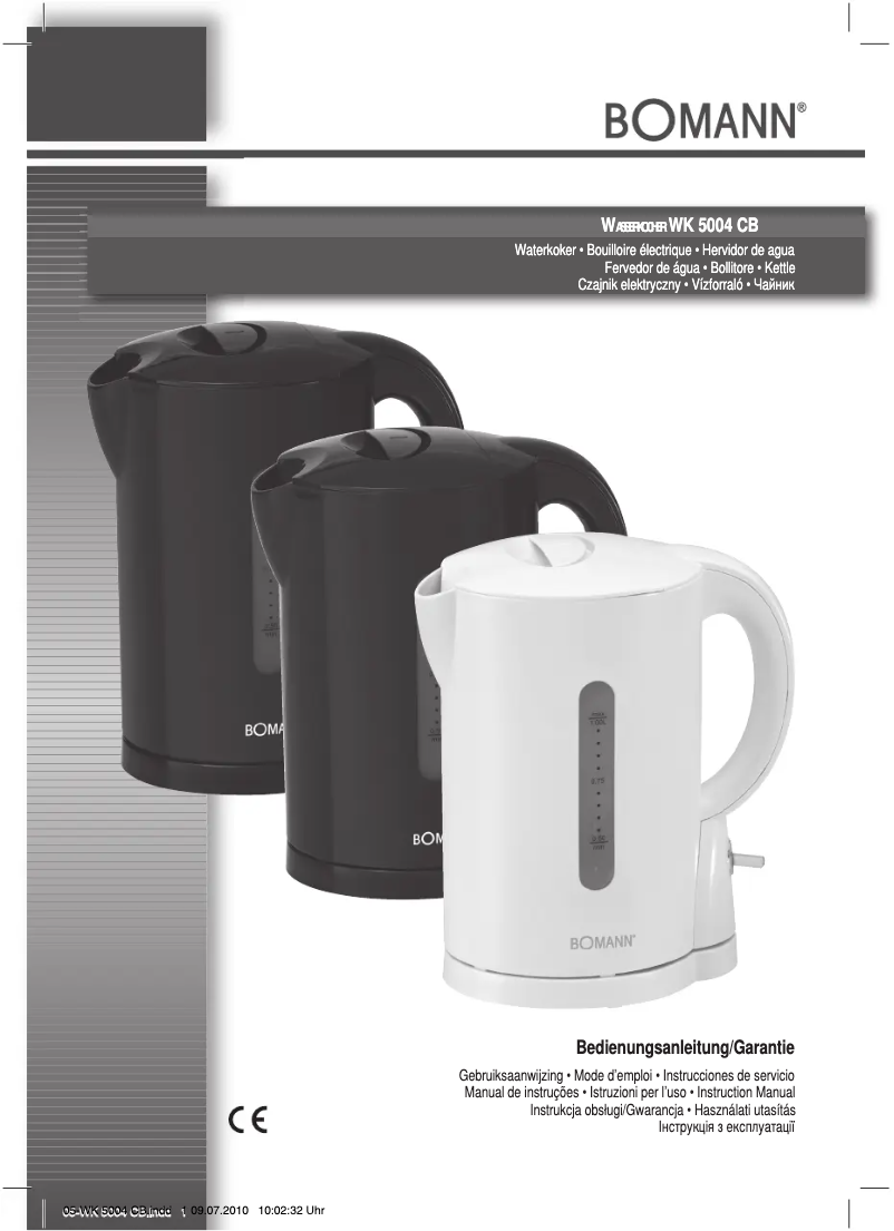 Image de la première page du manuel de l'appareil WK 5004 CB