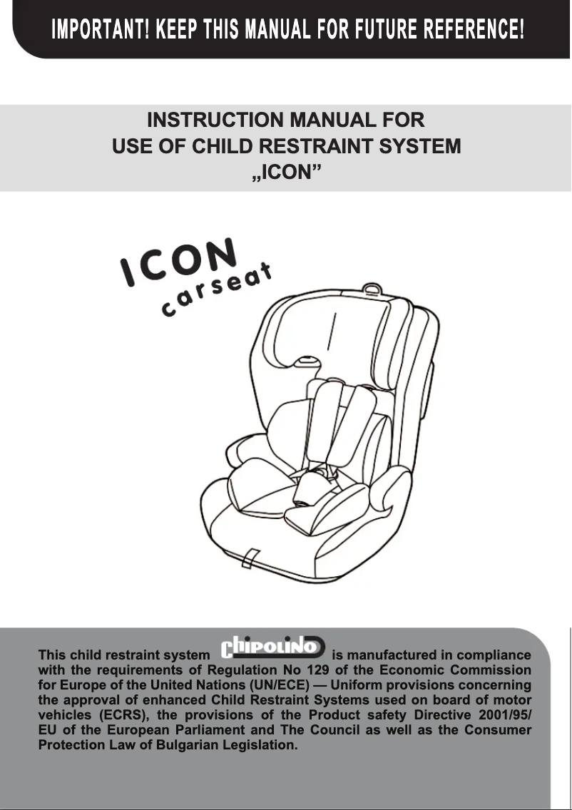 Page n°1 - Manuel utilisateur Chipolino Icon