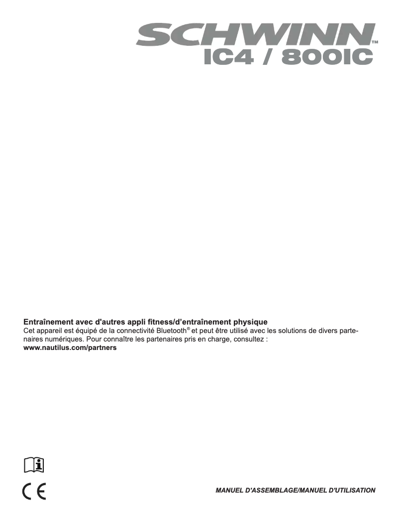 Page n°1 - Instructions / montage Schwinn 800IC