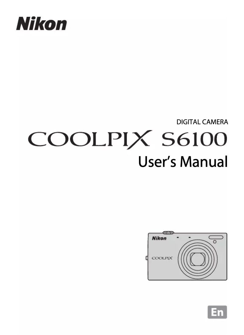 Image de la première page du manuel de l'appareil Coolpix S6100