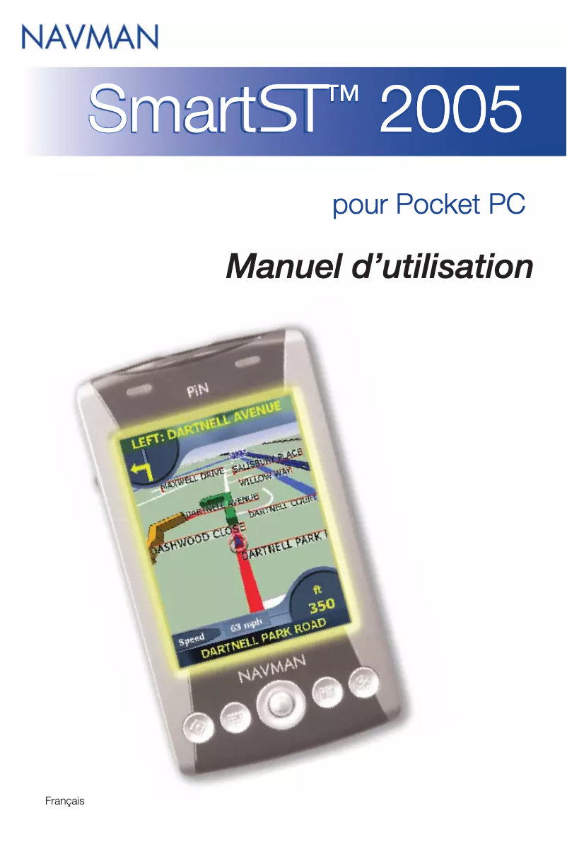 Page 1 de la notice Manuel utilisateur Navman PocketPC