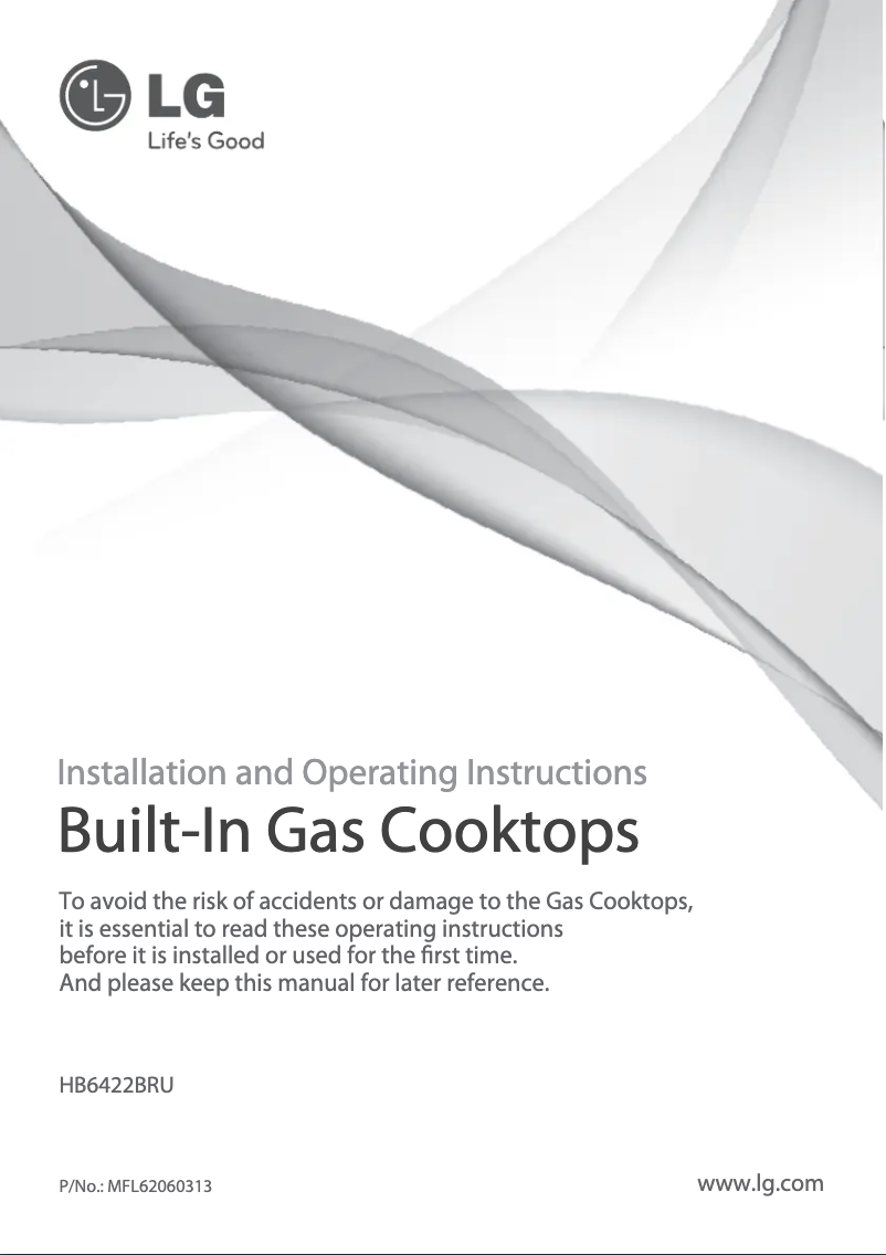 Imagen de la primera página del manual del dispositivo HB6422BRU