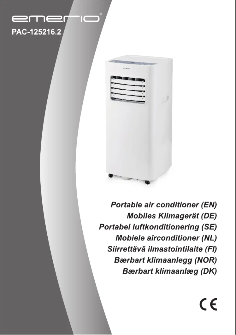 Página 1 del manual Manual de usuario Emerio PAC-125216.2
