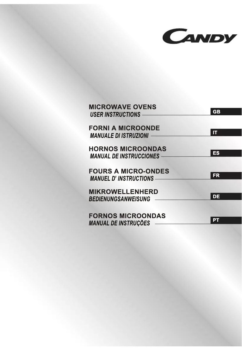 Image de la première page du manuel de l'appareil CMG 2394 ds