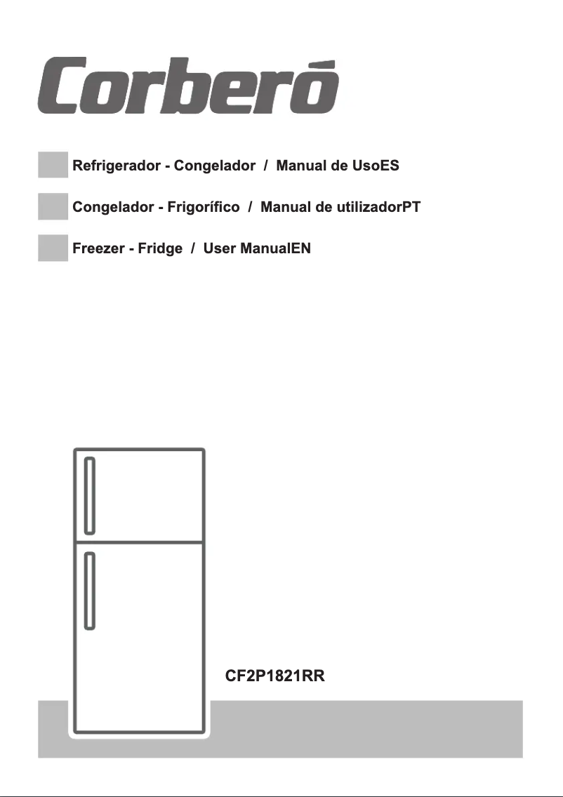 Page 1 de la notice Manuel utilisateur Corbero CF2P1821RR