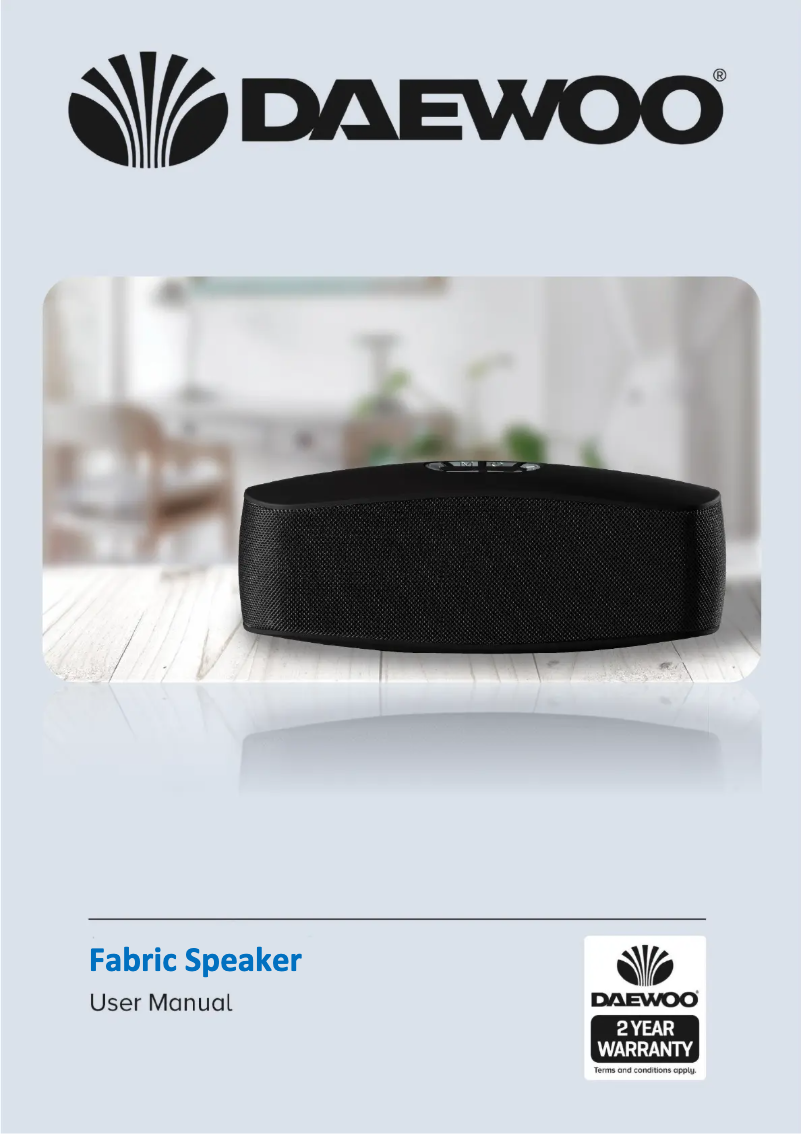 Page 1 de la notice Manuel utilisateur Daewoo AVS1374