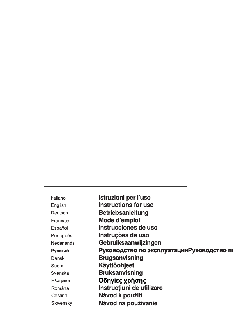 Page n°1 - Mode d'emploi Rosieres RDD 9800 PN