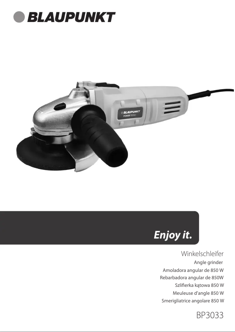 Page n°1 - Manuel utilisateur Blaupunkt BP3033