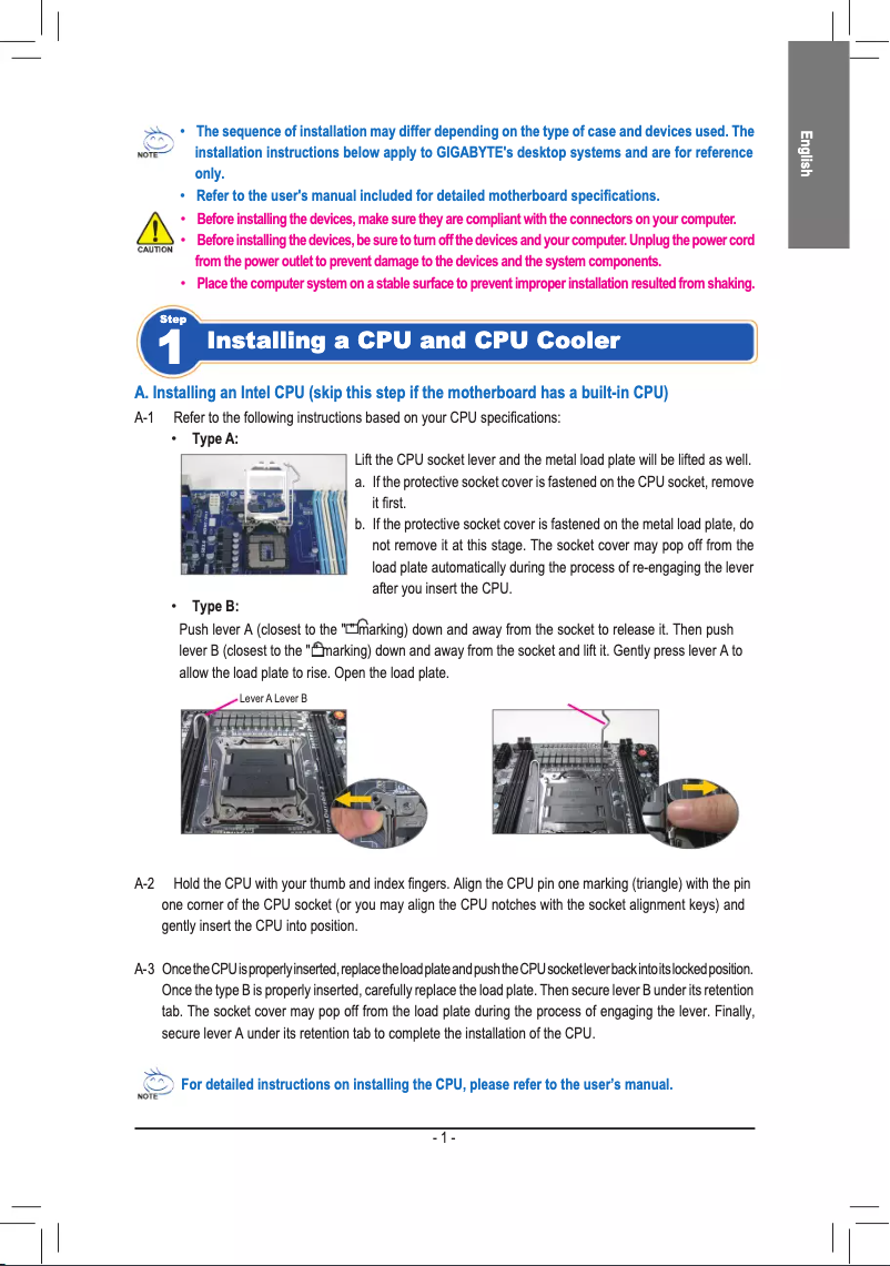 Página 1 del manual Manual de usuario Gigabyte GA-C847N-S2