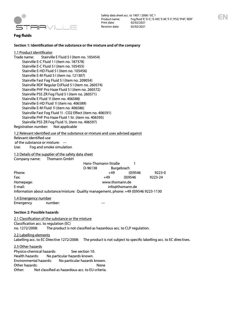 Image de la première page du manuel de l'appareil E Fluid 5l