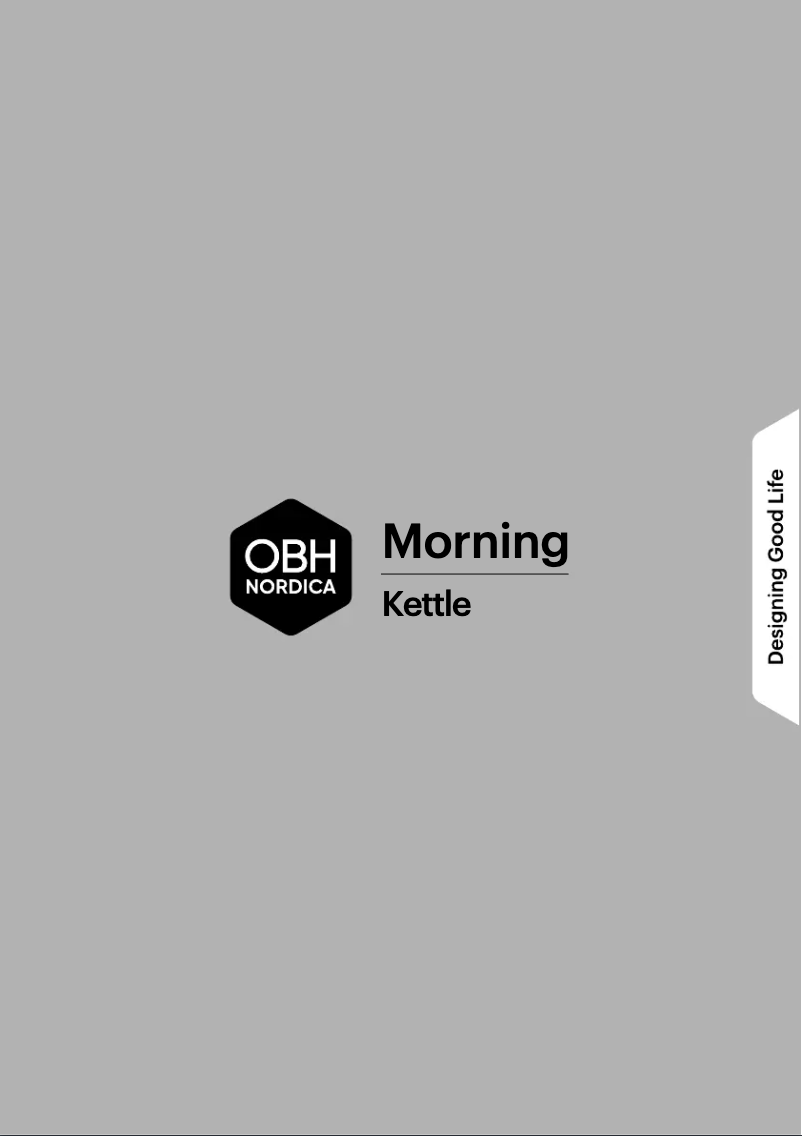 Page n°1 - Manuel utilisateur OBH Nordica Morning NB2M08S0