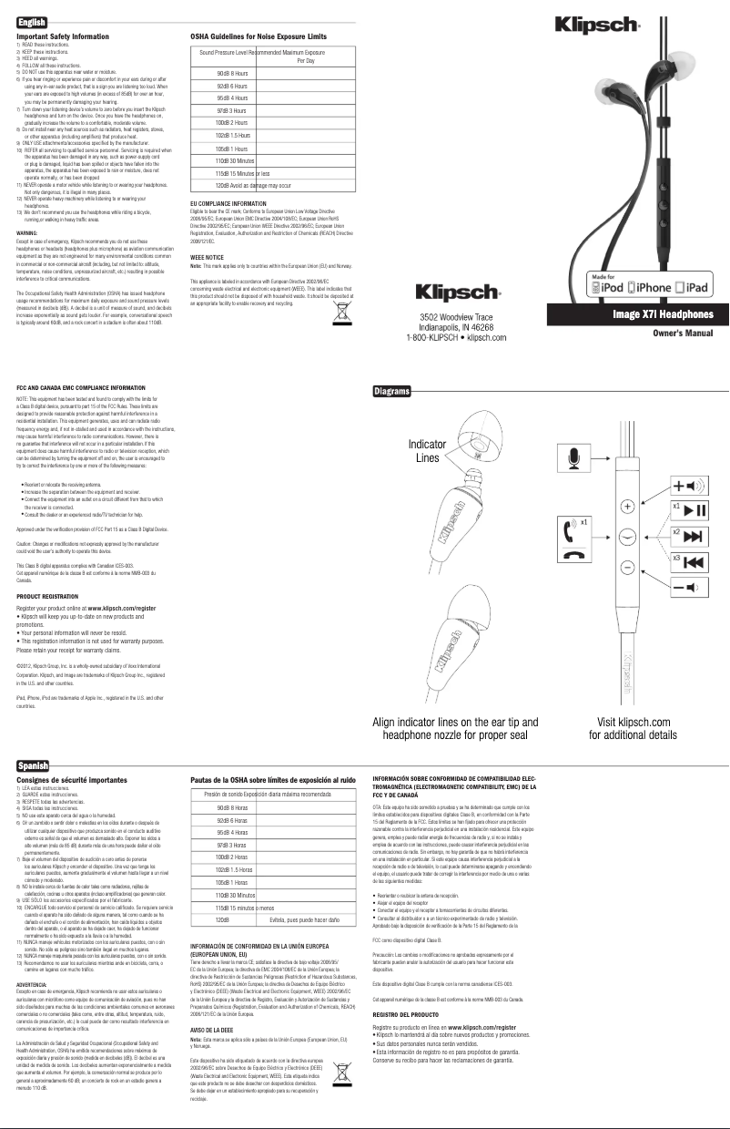 Image de la première page du manuel de l'appareil Image X7i