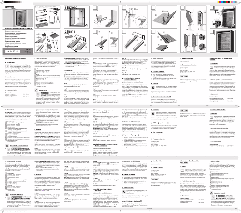 Page n°1 - Manuel utilisateur Powerfix QA 267