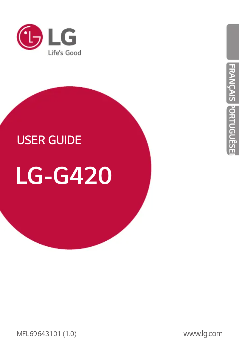 Página 1 del manual Manual de usuario LG LGG420