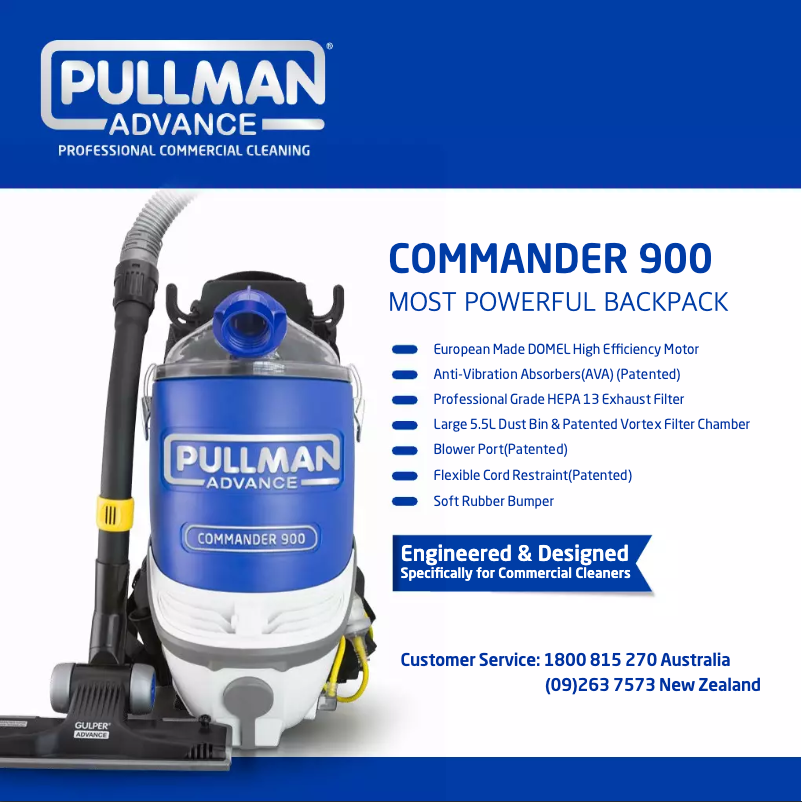 Página 1 del manual Manual de usuario Pullman Commander 900