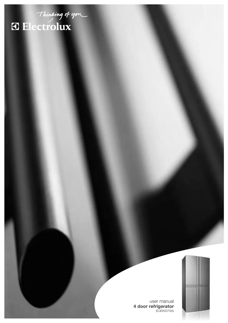 Page 1 de la notice Manuel utilisateur Electrolux EQE6007SA