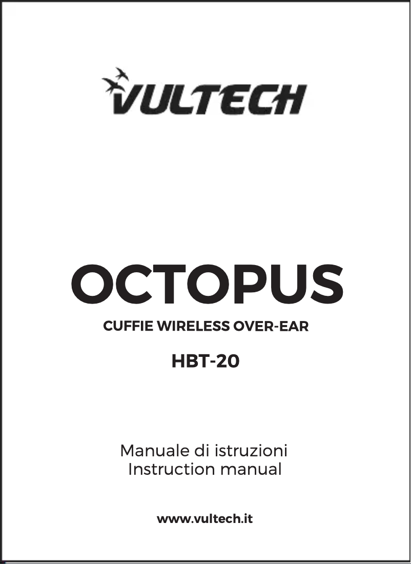 Page n°1 - Manuel utilisateur Vultech Octopus HBT-20