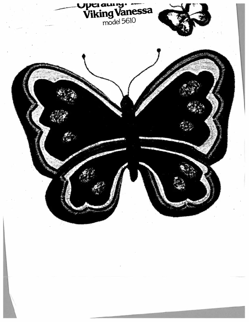 Page n°1 - Manuel utilisateur Husqvarna Vanessa 5610