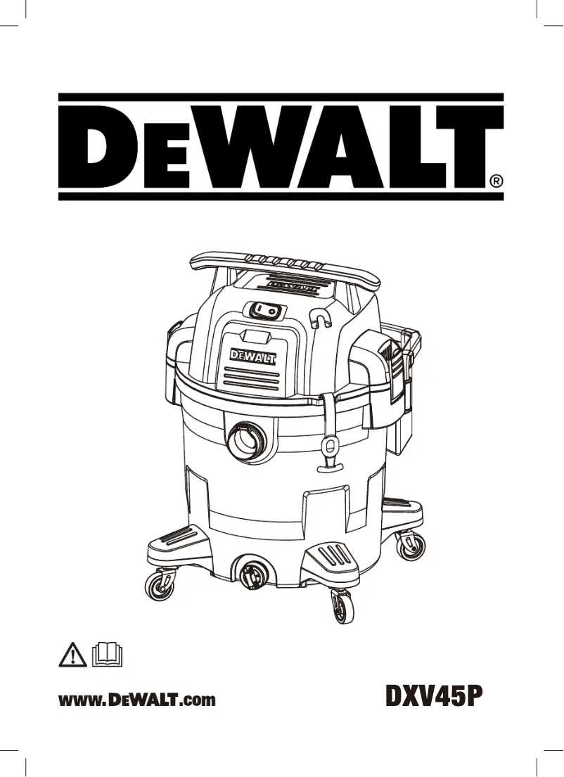 Página 1 del manual Manual de usuario DeWalt DXV45P