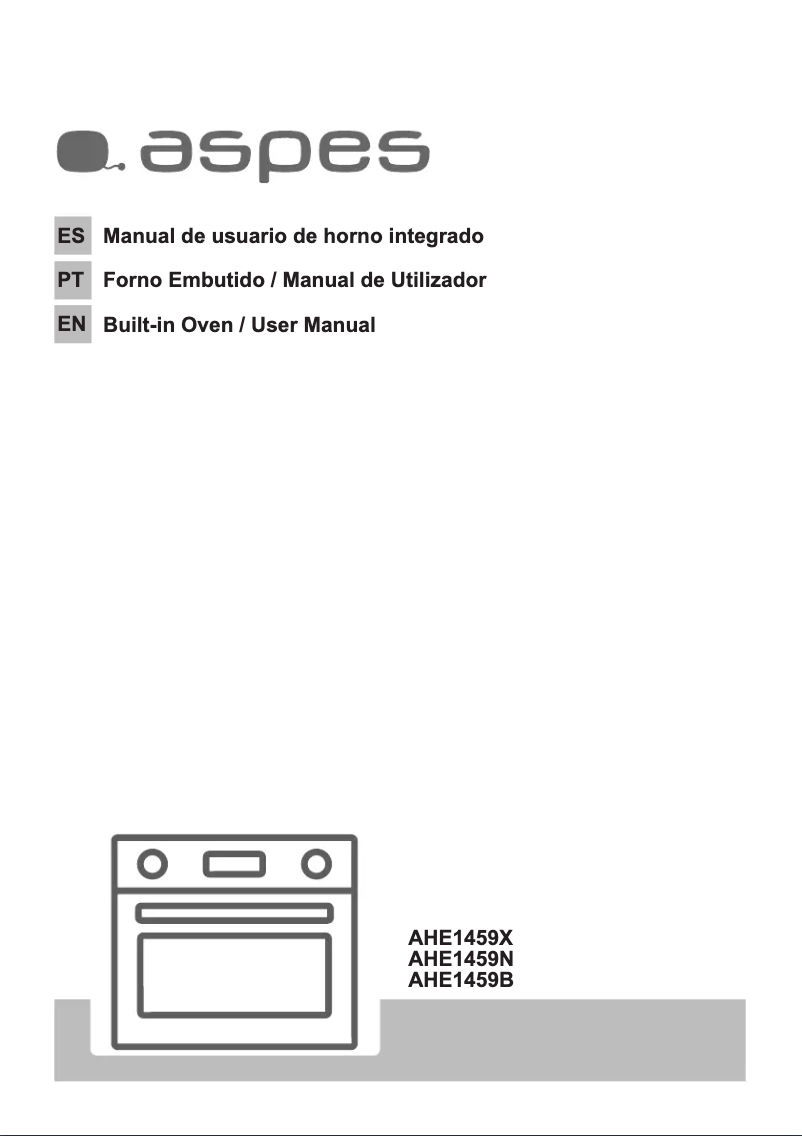 Page 1 of the manual User Manual Aspes AHE1459X