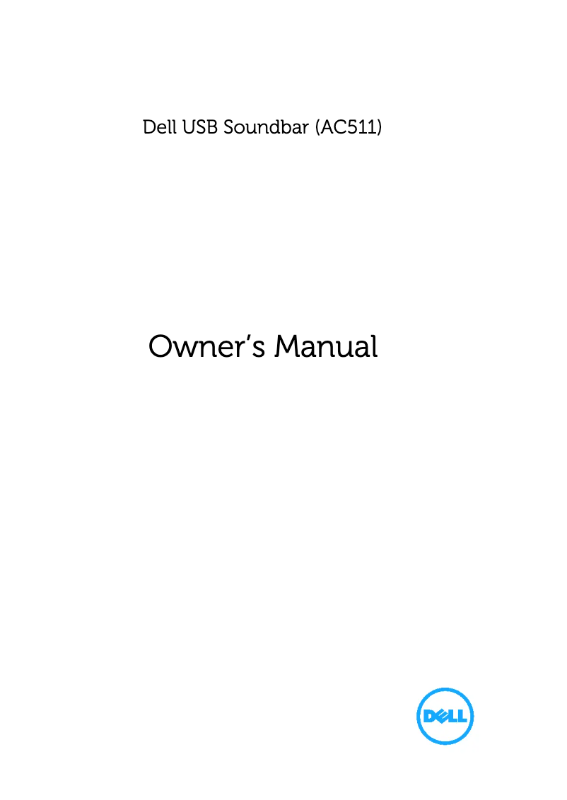 Página 1 del manual Manual de usuario Dell AC511