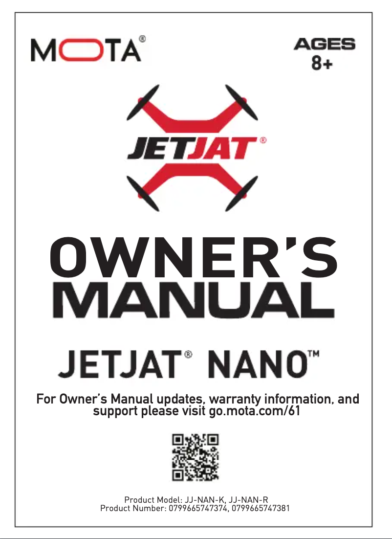 Image de la première page du manuel de l'appareil JETJAT Nano