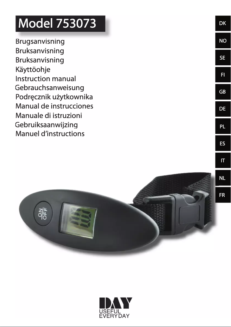 Page 1 de la notice Manuel utilisateur Day 753073