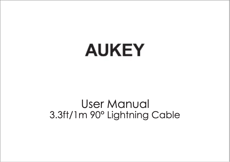 Página 1 del manual Manual de usuario Aukey CB-AL04