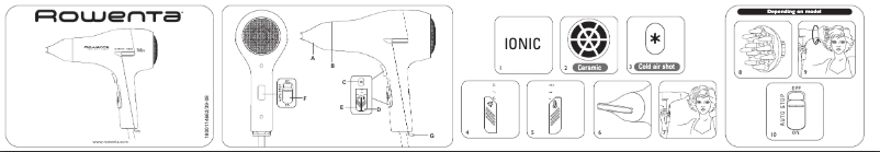 Page 1 de la notice Manuel utilisateur Rowenta CV8410 Compact AC Motor Prolight