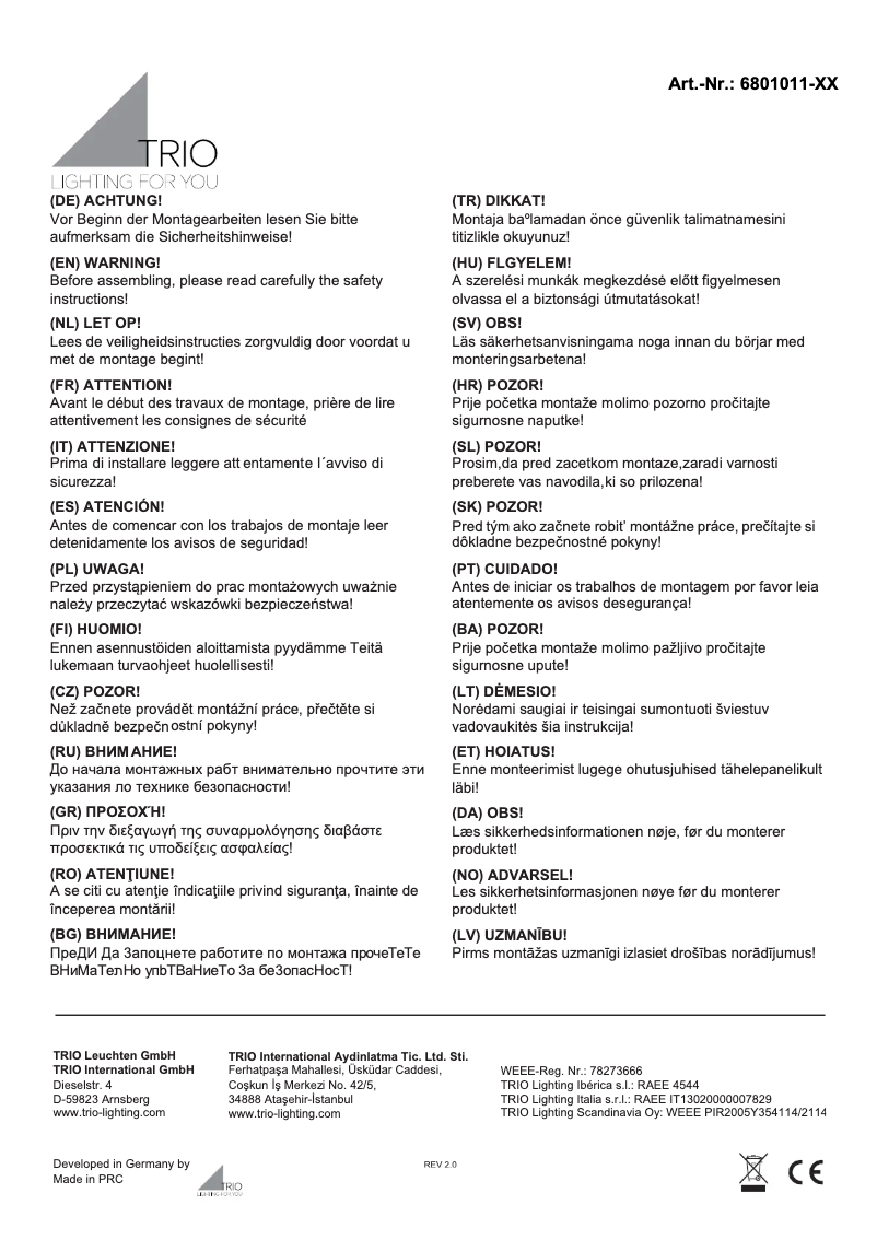 Image de la première page du manuel de l'appareil Condus 6801011-06