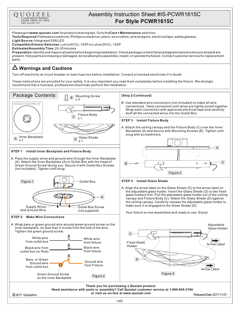 Image de la première page du manuel de l'appareil PCWR1615C