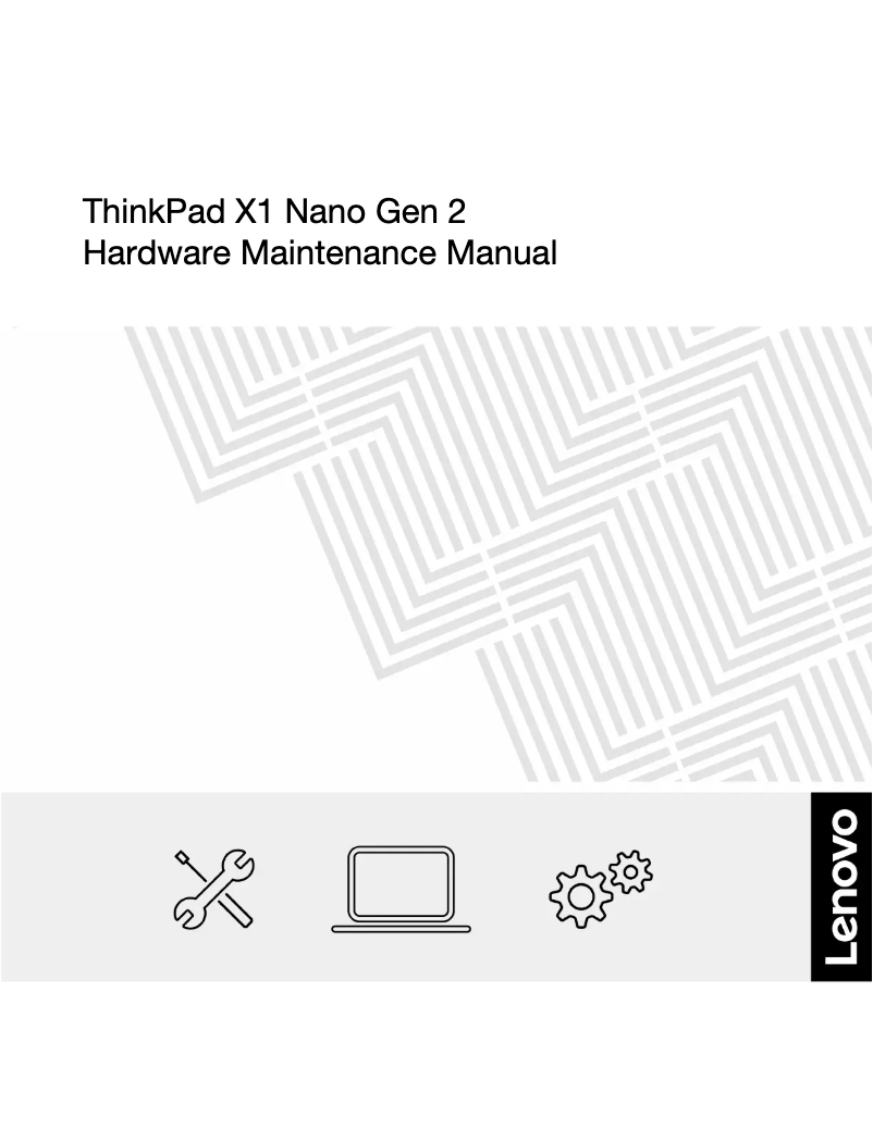 Image de la première page du manuel de l'appareil ThinkPad X1 Nano Gen 2