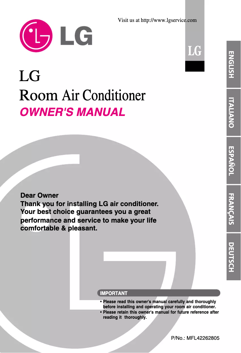 Página 1 del manual Manual de usuario LG S12AA