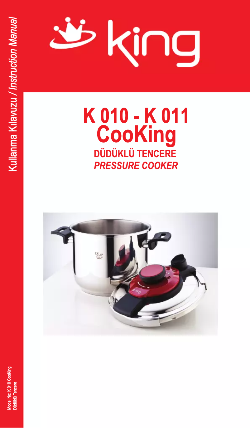 Page 1 de la notice Manuel utilisateur King K 011