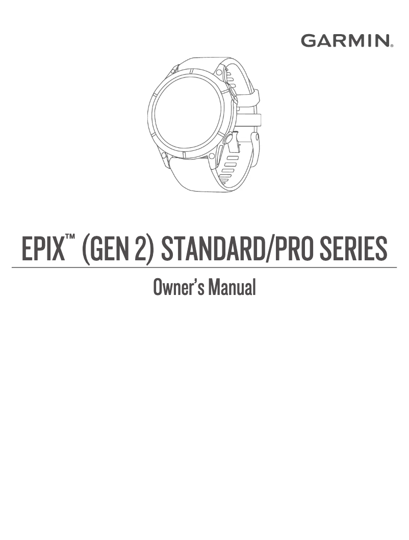 Page n°1 - Manuel utilisateur Garmin epix 2 Pro