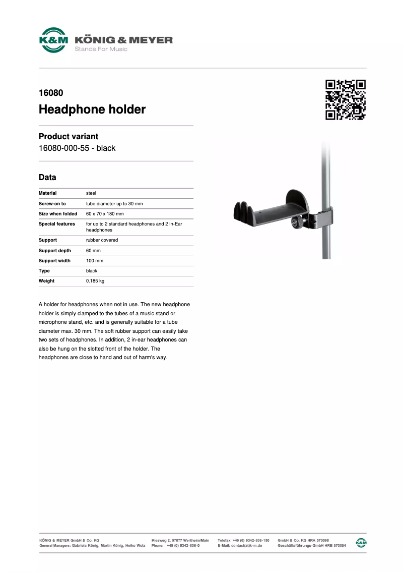 Image de la première page du manuel de l'appareil 16080