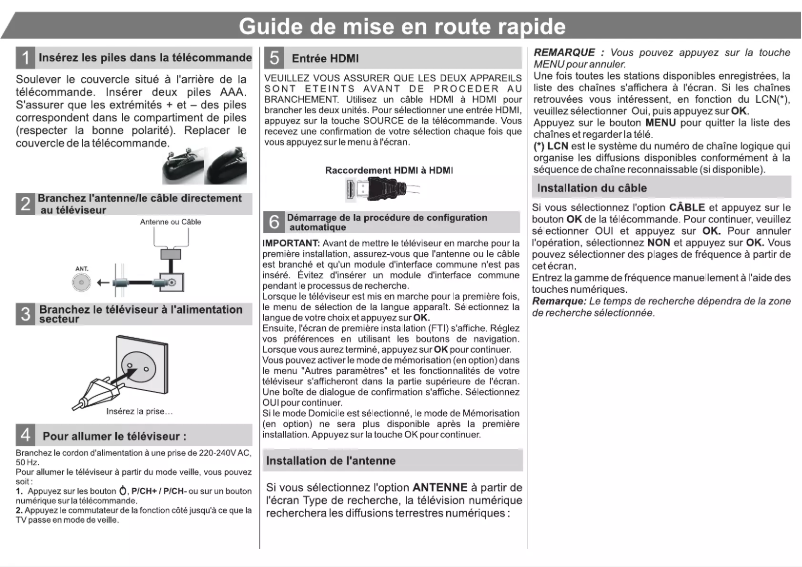 First page image of the manual for 32HFL2808D