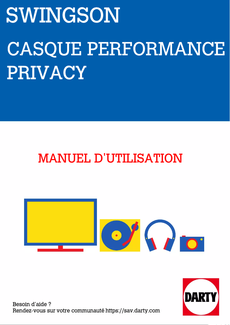Page n°1 - Manuel utilisateur Swingson Privacy