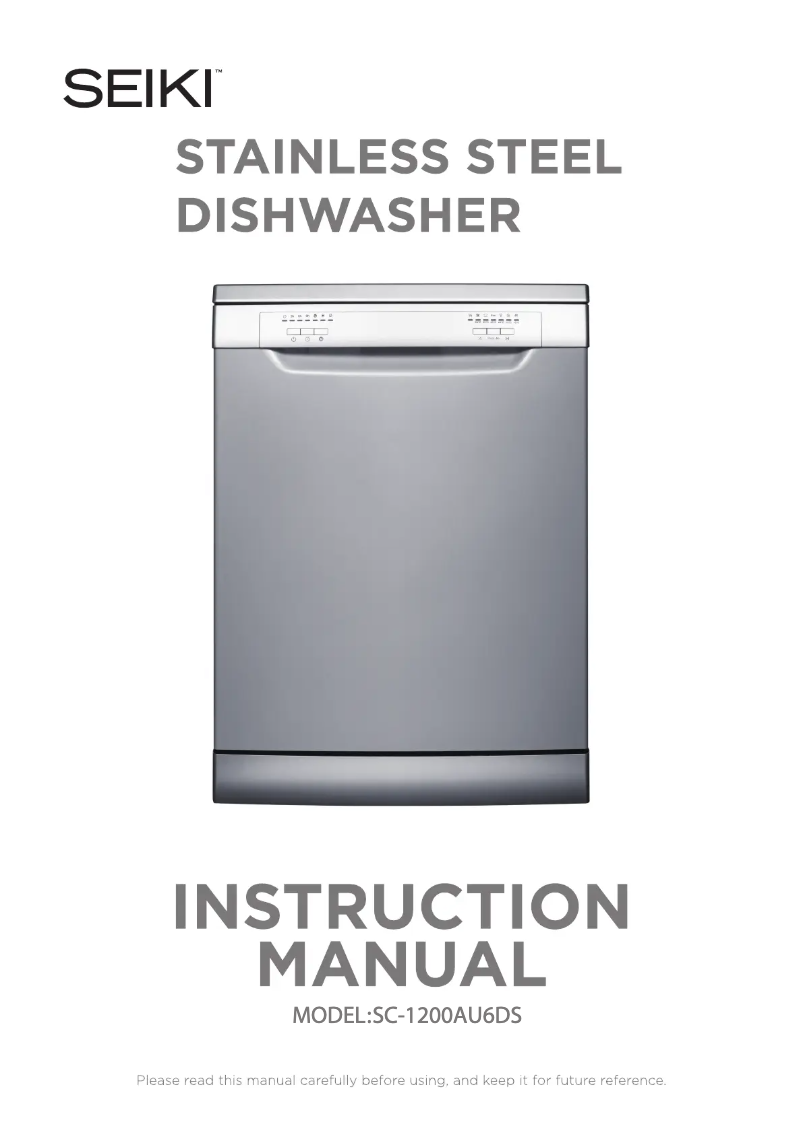 Page n°1 - Manuel utilisateur Seiki SC-1200AU6DS