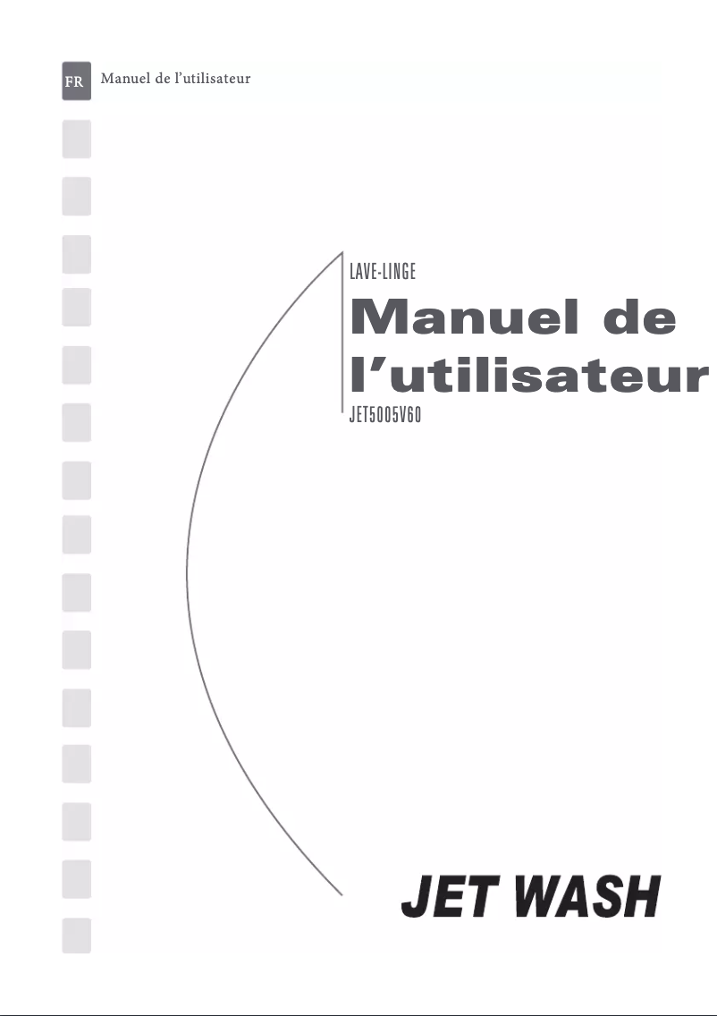 Image de la première page du manuel de l'appareil JET5005V60