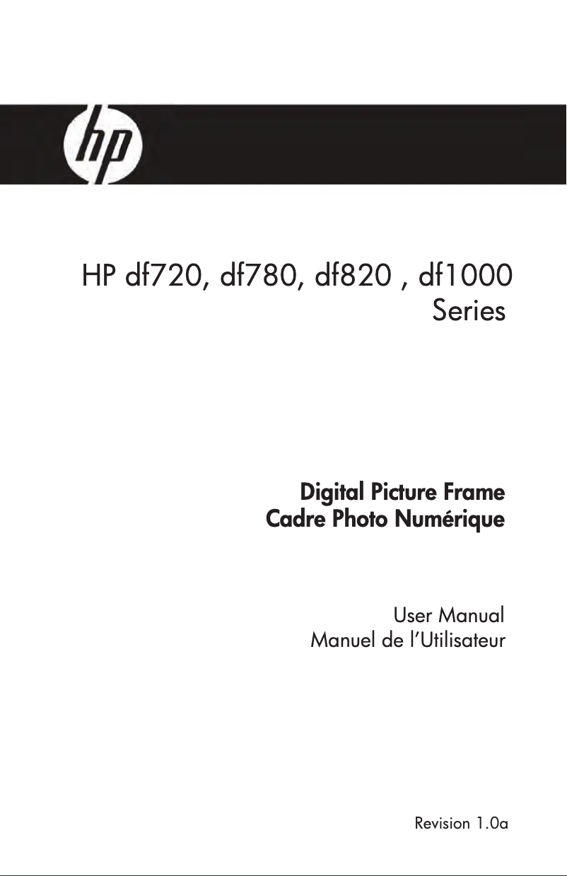 Page 1 de la notice Manuel utilisateur HP df1000