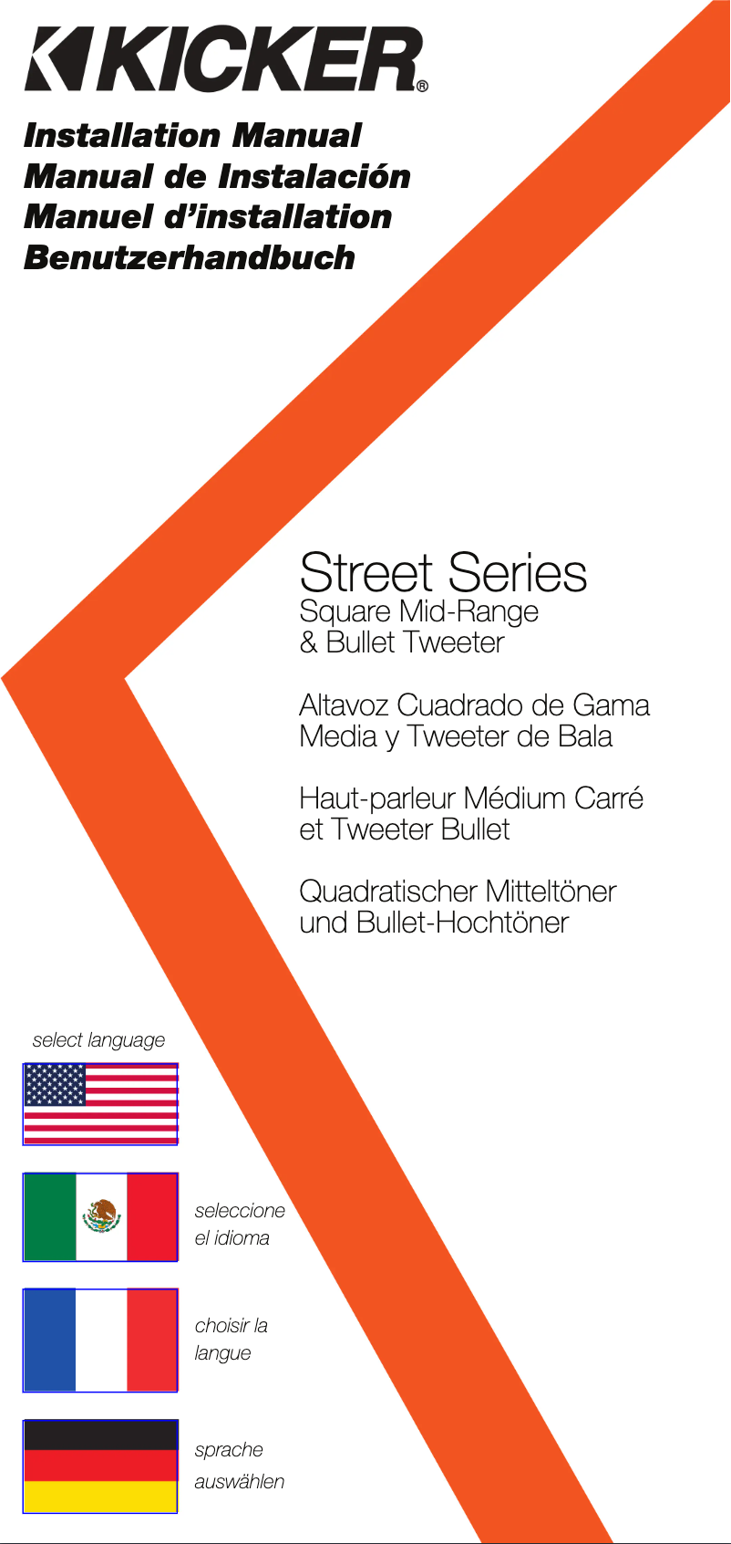 Página 1 del manual Manual de usuario Kicker 49ST4TRK