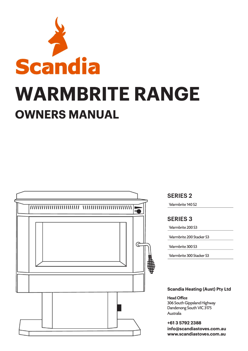 Page n°1 - Manuel utilisateur Scandia Warmbrite 140 S2