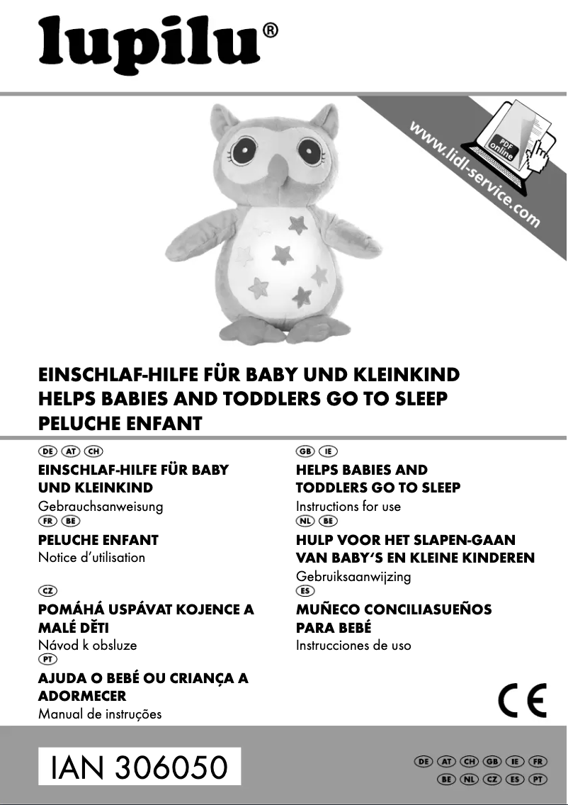 Page 1 de la notice Manuel utilisateur Lupilu IAN 306050