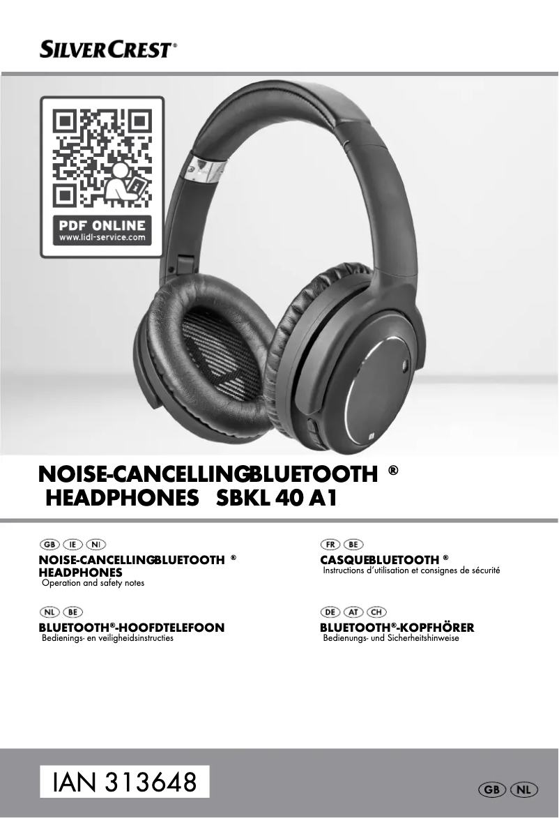 Page n°1 - Manuel utilisateur SilverCrest SBKL 40 A1